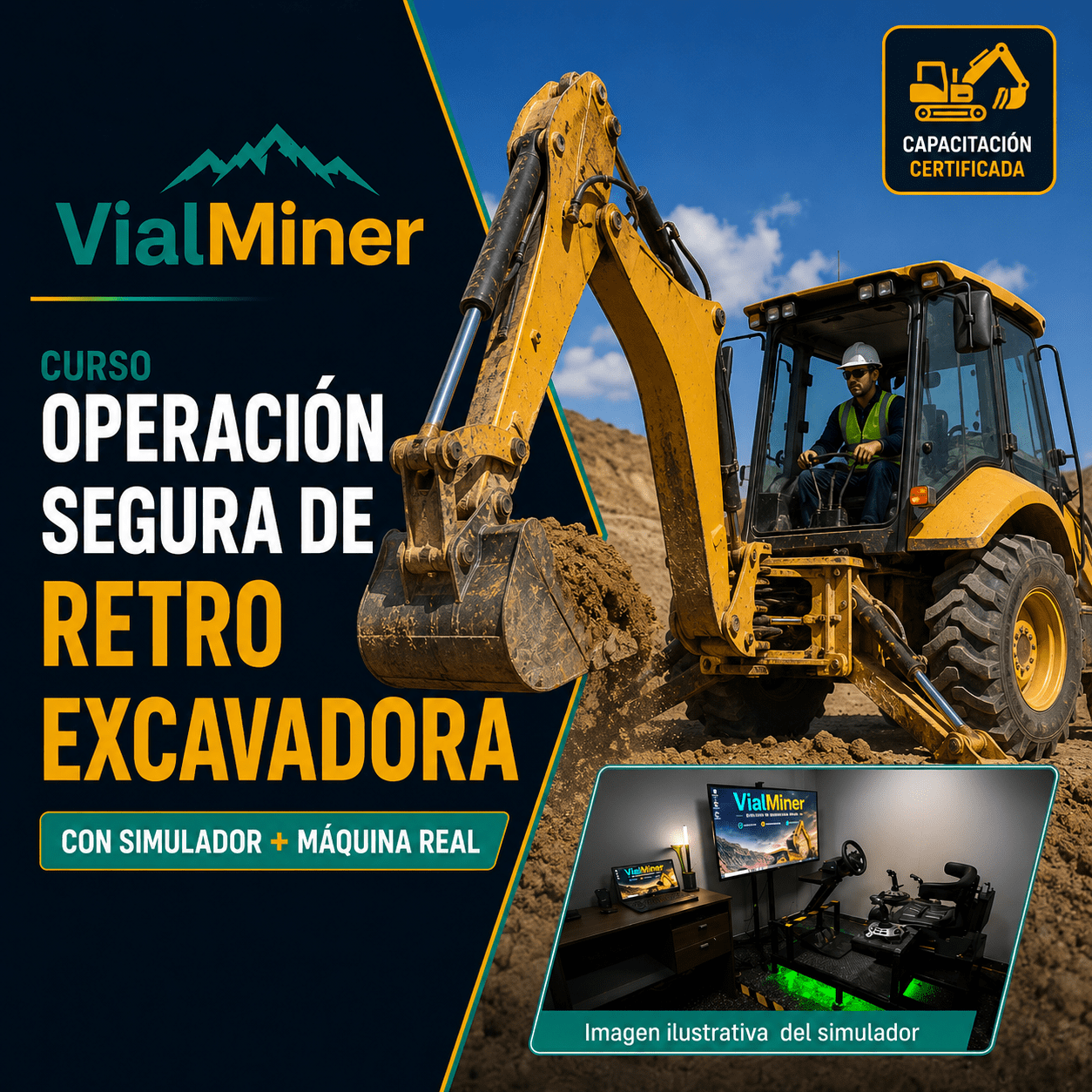 Certificación Profesional: Técnico en Operación Segura de Retroexcavadora (CS)